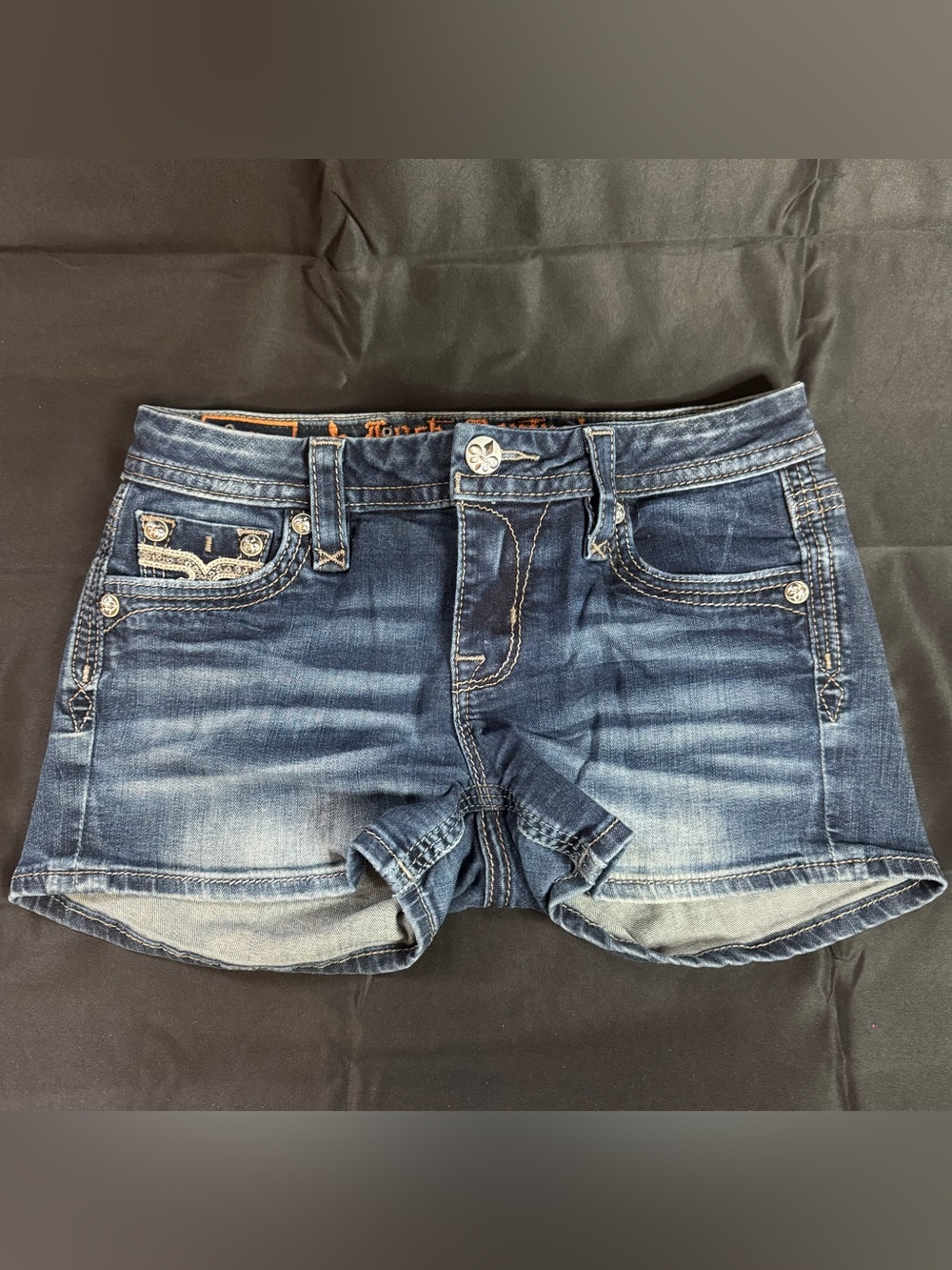 EUC Rock Revival Iselin Denim Jean Easy Shorts Size 26